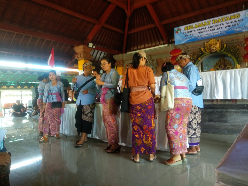 Berlangsung Lancar, Rapat Anggota Tahunan Koperasi Jatiwirasa Tahun Buku 2023 di Desa Dalung